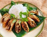Hình bước làm 6 của món Chả Giò Nấm