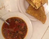 A picture of step 6 of Butternut chapati.