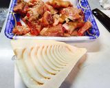 Hình bước làm 1 của món Canh măng đùi gà Nhật