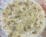 A picture of step 5 of Condensed milk firni.