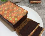 Foto langkah ke 5 dari resep Choco Moca Batik Cake.