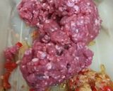 Foto del paso 2 de la receta: Carne rellena con macarrones con queso