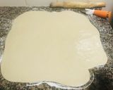 A picture of step 6 of Coconut chapati #coconutchapati.