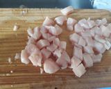 Foto del paso 1 de la receta: Tarta de puerro y pollo