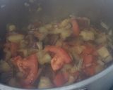 Foto del paso 5 de la receta Macarrones con berenjena y tomate natural con queso