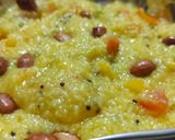 A picture of step 6 of Ghehun ke daliye ka upma.