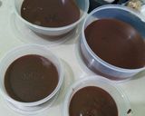 Foto langkah ke 5 dari resep Pudding brownis vla susu yummii anak anak pasti suka.