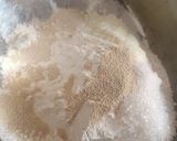 A picture of step 1 of Pizza dough.