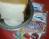 Foto langkah ke 1 dari resep Puding coklat roti tawar.