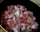 A picture of step 1 of Lamb Meat Pepper soup.