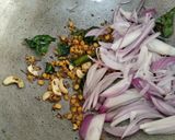 A picture of step 3 of Potato masala with poori.