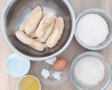Foto langkah ke 1 dari resep Bolu Pisang Kepok Ekonomis (tanpa mixer).