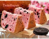 A picture of step 8 of Strawberry Oreo Milk Chiffon Cake - Kids Will Love It.