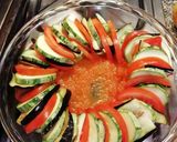 Foto del paso 3 de la receta: Ratatouille (técnica mixta) con filet de pescado especiado