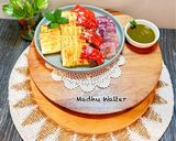 A picture of step 5 of Paneer Makhmali Tikka.