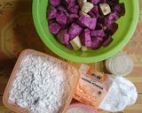Foto langkah ke 1 dari resep Bakpau Isi Ubi Ungu.