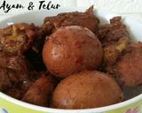 Foto langkah ke 4 dari resep Semur Ayam Telur.