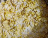 A picture of step 2 of Moong Dal Dhokla.