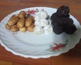 Foto langkah ke 4 dari resep Kue Rambutan, Bola salju Matca dan Palm Sugar.