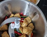 Foto langkah ke 2 dari resep Kangkung Sambal Tempe.