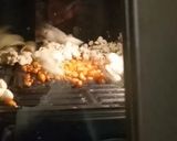 A picture of step 1 of Airfryer popcorn 🍿 impressive.