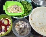 Foto langkah ke 1 dari resep Mie tiaw goreng seafood.