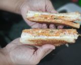 A picture of step 6 of Cheesy Twist Veggie Sandwich.