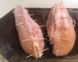 Foto del paso 3 de la receta: Pechugas rellenas con quesos - #keto