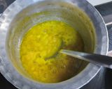 A picture of step 1 of Mango firni ramzan special.
