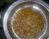 A picture of step 4 of Fried yam, shredded beef and scrambled eggs.