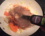 A picture of step 4 of (In a hurry) coconut curry.