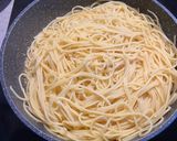 Une image de l'étape 4 de Spaghettis thon-câpres-olives.