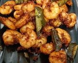 A picture of step 6 of Peri Peri Prawns (shrimp).