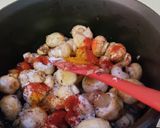 A picture of step 3 of Garlic Mushrooms as Starter.