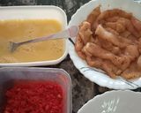 A picture of step 3 of Cheetos Flamin Hot Fried Chicken.