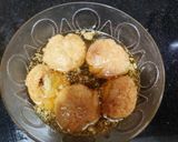 A picture of step 8 of Balushahi (Traditional Indian Sweet).
