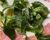 A picture of step 1 of Basil Pesto.