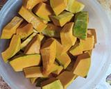 Foto langkah ke 1 dari resep Labu Kuning Ikan Lele kering (Jambe Nurung Kerah).