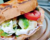 A picture of step 3 of Veg burger.