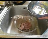 Hình bước làm 3 của món Cật lợn hấp gừng
