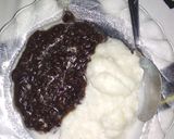 Foto langkah ke 4 dari resep Bubur ketan item dan bubur sumsum.