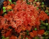 मिक्स वेज फ्राई राइस(mix veg fry rice recipe in hindi) रेसिपी चरण 2 फोटो