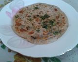 A picture of step 8 of Paneer lachha paratha.
