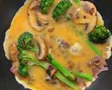 Omelette, mushroom, broccoli & soft Gorgonzola recipe step 6 photo