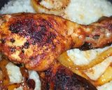 صورة لخطوة 11 من وصفة دجاج محمر 🍗 مع أرز 🍚