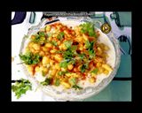A picture of step 3 of Rajasthani Maththa Boondi Chaas.