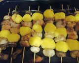 A picture of step 5 of All-in-one supper skewers.