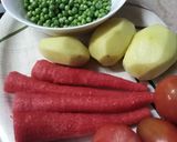 A picture of step 3 of Mixed vegetables.
