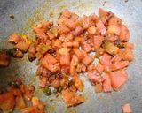 A picture of step 2 of JainDal Palak.