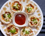 A picture of step 4 of Pizza bites.